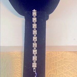 Sweet Love Silver and White Pearl Bracelet